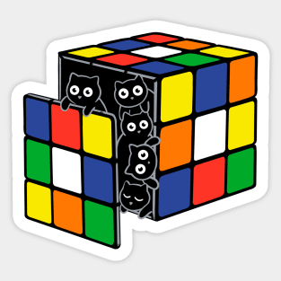 Cats Cube Sticker